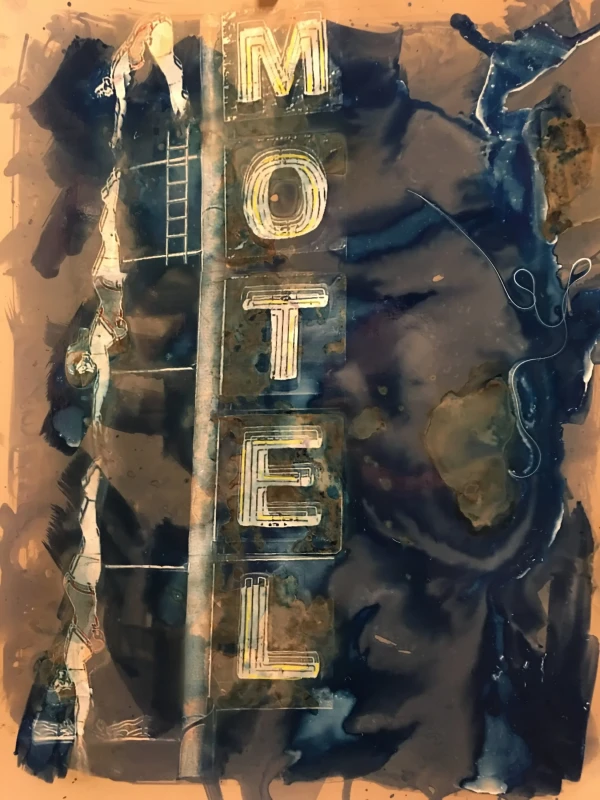 Untitled, cyanotype print