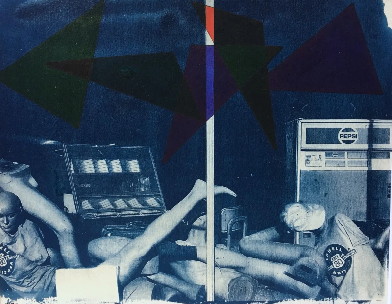 Untitled, cyanotype print
