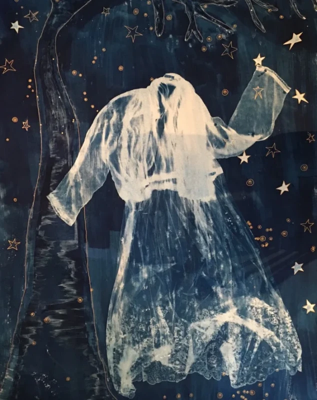 Untitled, cyanotype print