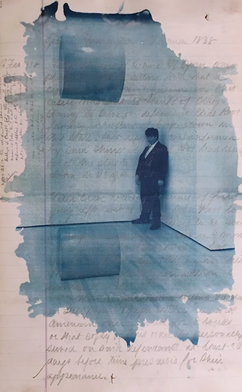 Untitled, cyanotype print