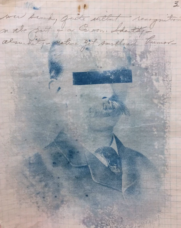 Untitled, cyanotype print