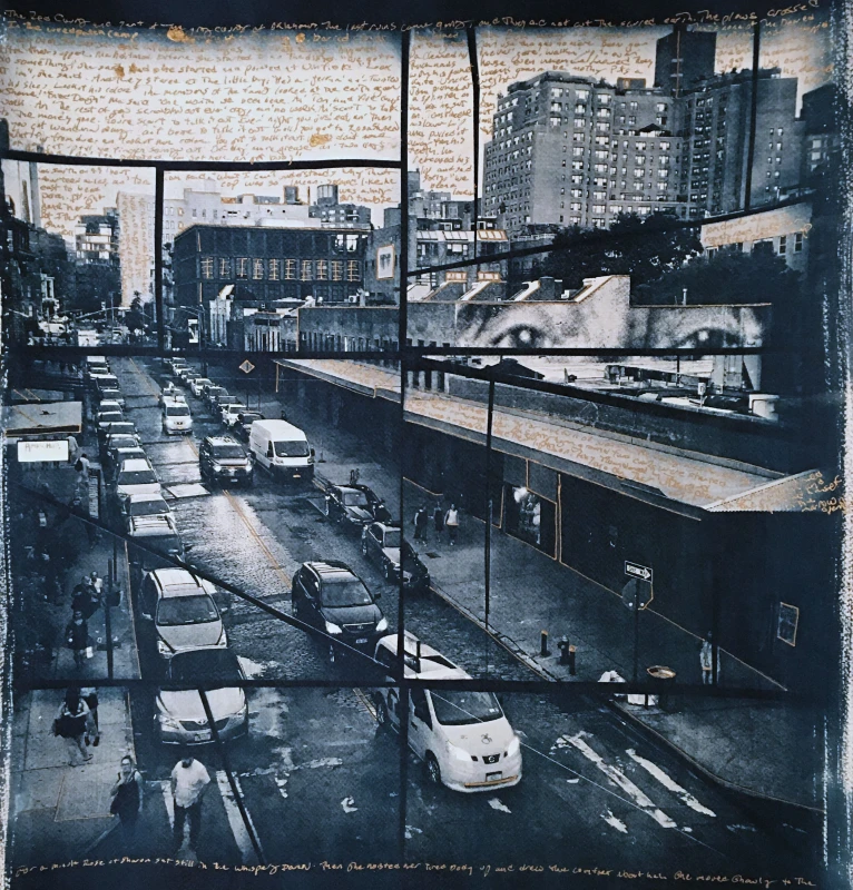 NYC Jon, cyanotype print